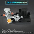 X Autohaux 15110651 Rear Left Side Door Lock Latch Actuator W O Keyless Entry For Cadillac Escalade Chevy Silverado Gmc Sierra