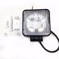 Adjustable Light Bar Mounts With 18w Spot Beam Led Lights Fits 1 38 In Or 2 Tubes For Trucks Cars Boats And Utv Black Aluminum 