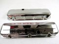 1965-95 Big Block For Chevy 396-454 Short Steel Valve Cover Chrome E41532c 