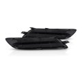 Fog Light Cover Pair For Nissan Sentra 2013 2014 2015 Driver And Passenger Side Black Plastic Primed Ni1038126 Ni1039126 