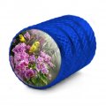 Yellow Budgies And Purple Orchids Valve Stem Caps For Tire Rim Wheel Aluminum Blue