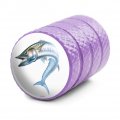 Kingfish Fishing Valve Stem Caps For Tire Rim Wheel Aluminum Purple