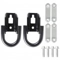 Gxywady 1 Pair Front Tow Hooks Black With Hardware Replacement For F-150 2009-2021
