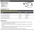 Rear Left Driver Side Abs Speed Sensor Compatible With 1996-2002 Toyota 4runner