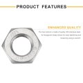 8pcs Cast Pipe Fitting Hex Locknut 304 Stainless Steel Lock Nut Pt 1 8 Female Thread For Plumbing Fixed Water Broom And