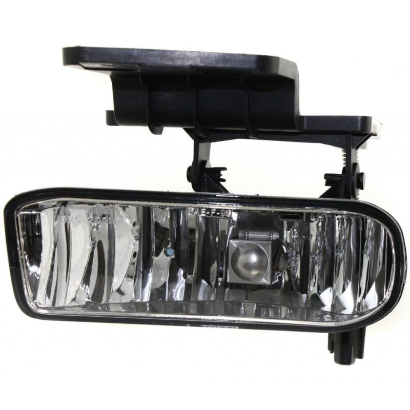 Chevy Silverado 3500 Fog Light Assembly Driver Side With Bracket Rectangular Capa Certified For 1999 To 2002 And 2000 2006