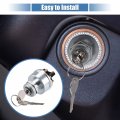 X Autohaux Ignition Switch With Keys Universal 4-position Starter Fit For Car Forklift Truck Tractor Trailer