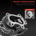 A-premium Complete Turbo Turbocharger Kit With Wastegate Actuator Gasket Compatible New Hollander Cat 247 Series Skid Terex