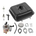Gas Fuel Tank And Carburetor Kit For Predator 212cc 196cc 6 5hp Honda Gx160 Gx200 Coleman Ct200u Bt200x Kt196 Baja Warrior 