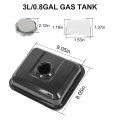 Gas Fuel Tank And Carburetor Kit For Predator 212cc 196cc 6 5hp Honda Gx160 Gx200 Coleman Ct200u Bt200x Kt196 Baja Warrior