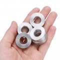 Uxcell 10pcs Aluminum Spacer 2 Bore X Od 5 16 Length Screw Standoff Bushing Plain Finish Round Metal For 1 Id Screws Bolts And