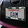 Michigan State University Spartans Logo Full Size Standard License Plate Metal Frame