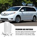 White Left Driver Side Mirror Cover For 2011 2019 Toyota Sienna Without Turn Signal Direct Replace Style Abs Plastic Upk134wl