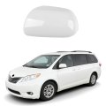 White Left Driver Side Mirror Cover For 2011 2019 Toyota Sienna Without Turn Signal Direct Replace Style Abs Plastic Upk134wl 