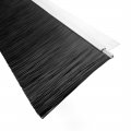 Uxcell Door Brush Bottom Sweep H-shape Aluminum Alloy Holder With 3 94-inch Black Nylon 1000mm X 128mm Approx 39 37-inch 5