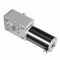 Uxcell Dc 12v 20rpm Worm Gear Motor 20kg-cm Reversible High Torque Speed Reduce Turbine Electric Gearbox 8mm Shaft 