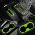 E-cowlboy 4pcs Interior Accessories Decoration Cover Trim Kit For Jeep Wrangler Jk Jku 2011-2018 4-door Green 