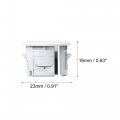 X Autohaux 2pcs 89348-33010 Car Bumper Pdc Parking Sensor Retainer Holder For Lexus Es350 2007-2012 Hs250h 2010-2012 White
