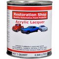 Restoration Shop Quart Only Viper Red Acrylic Lacquer Single Stage Car Auto Paint 