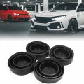 Uxcell Universal 4pcs Black Rubber Housing Seal Cap Dust Cover For Car Led Headlight