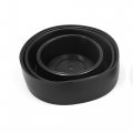 Uxcell Universal 4pcs Black Rubber Housing Seal Cap Dust Cover For Car Led Headlight