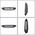 Waltyotur Replacement For 2017 2018 Fusion Front Bumper Grille Upper Grill Chrome Hs7z-8200-aa Hs7z 8200 Aa Hs7z8200aa