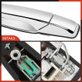 A-premium Rear Driver Sidea Exterior Door Handle Compatible With Chevy Silverado 2007-2014 Suburban Tahoe Avalanche Gmc Sierra