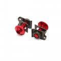 Uxcell 10pcs Metal U-type M6 Motorcycle Fairing Fasteners Clips W Red Bolts Screws