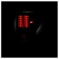 Acanii For 2007-2013 Toyota Tundra Pickup Truck Black Housing Led Tail Lights Brake Lamps Replacement Pair Left Right