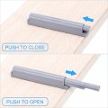 Uxcell 12pcs Push To Open Door Latch Magnetic Latches For Hidden Cabinets Rv Drawers Kitchen Cupboard Grey