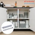 Uxcell 12pcs Push To Open Door Latch Magnetic Latches For Hidden Cabinets Rv Drawers Kitchen Cupboard Grey