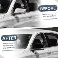 Car Rear View Left Driver Side Mirror Cover Cap Replacement Gloss Black For Chevrolet Impala 2014-2020 Guard Covers Exterior