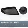 Car Rear View Left Driver Side Mirror Cover Cap Replacement Gloss Black For Chevrolet Impala 2014-2020 Guard Covers Exterior