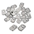 Slide In T-nut With Offsethread 20pcs 5 16 -18 304 Stainless Steel T Nuts For T Track Extrusions 