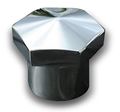 Ultimaa Contoured Triple Tree Stem Nut Chrome 27-162 