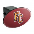 Flagler College Saints Logo Oval Tow Hitch Cover Trailer Plug Insert 2 In Receiver Black Abs Plastic With Uv Resistant Resin 