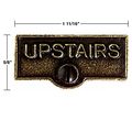 Switch Plate Tags Upstairs Name Signs Labels Cast Brass Renovators Supply 