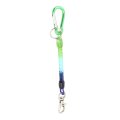 Flexible Stretchy Spring Coil Keychain Keyring Strap Key Holder Green