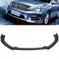 Ocpty 3pcs Car Front Bumper Spoiler Lip Fit For 2019-2020 Nissan Teana Automotive Splitter Kits
