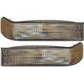 Turn Signal Light Pair For Jeep Grand Cherokee 1993 1994 1995 1996 Driver And Passenger Side Clear Lens Ch2520120 Ch2521120 