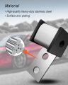 2 Pack Of Universal Heavy Duty Exhaust Hanger Rod Stainless Steel With Rubber Isolator 3 11 Long 90a Bent Hange Bracket