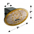 Rustic Distressed Rhode Island State Flag Oval Tow Trailer Hitch Cover Plug Insert