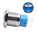Werfamily Angel Eye White Led 19mm Stainless Steel Round Metal Momentary Type Push Button Switch 1no 1nc On Off