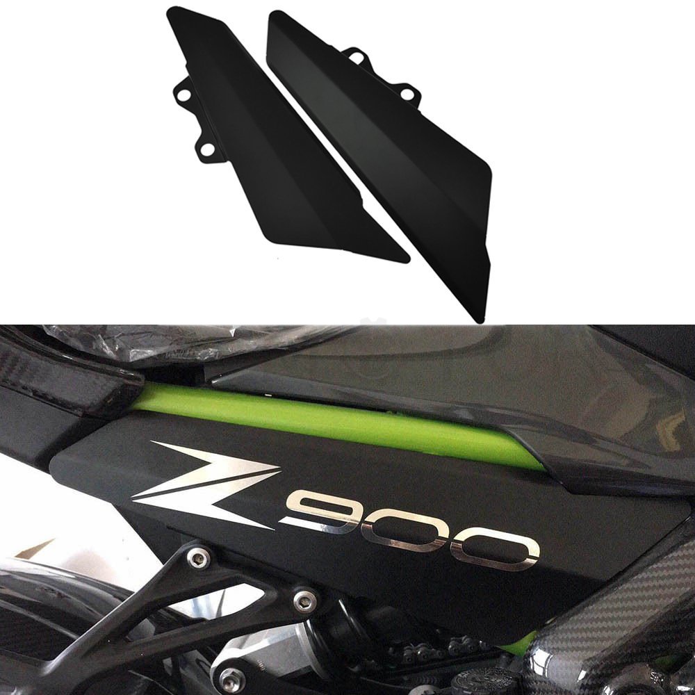 Smt-aluminum Fairing Side Panel Cover Plate For Kawasaki Z900 2017 Matt Black B07b4rmm2k