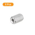 M3 X 0 5-pitch 10mm Length Coupling Nuts 5pcs 304 Stainless Steel Metric Hex Rod