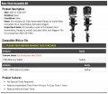 Rear Strut And Coil Spring Assembly Set Of 2 Compatible With 1994-2005 Mercury Sable Sedan Excludes Sho Wagon From 03 00 1994