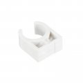 Uxcell Pvc Pipe Clamps Clips 50pcs Fit For 16mm 5 8 Od Hose Hanger Support Pex Tubing U-shaped Water White