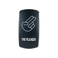 Stvmotorsports Laser Backlit White Rocker Switch The Pleaser 20a 12v On Off Led Light 