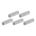 5pcs Round Ended Feather Key 4 X 18mm Carbon Steel Parallel Drive Shaft Stock Machine Keyway For Type Fastening Connection 
