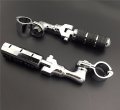 Xkh Group Motorcycle Chrome Regular Footrest Foot Pegs With Short Angled Adjustable 1 25mm Clamps For V-star Xvs1300 Xvs650